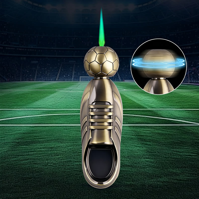 Scarpa da calcio originale, pallone da calcio, accendino a butano - Bronzo - image 8