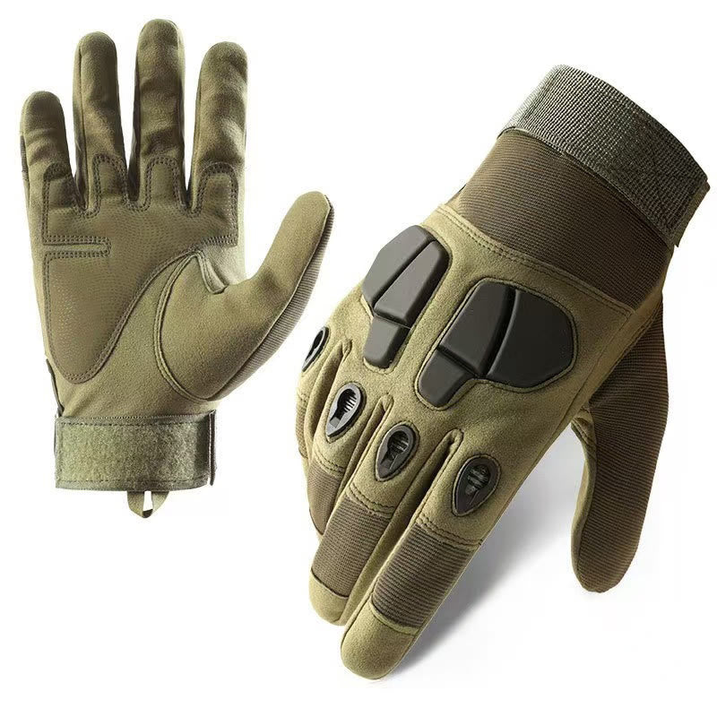 Guanti tattici di sicurezza protettivi con due nocche rigide - Verde militare - XL - image 2