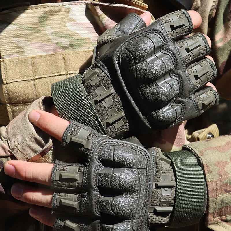 Guanti senza dita rigidi da esterno per l'esercito militare - image 7