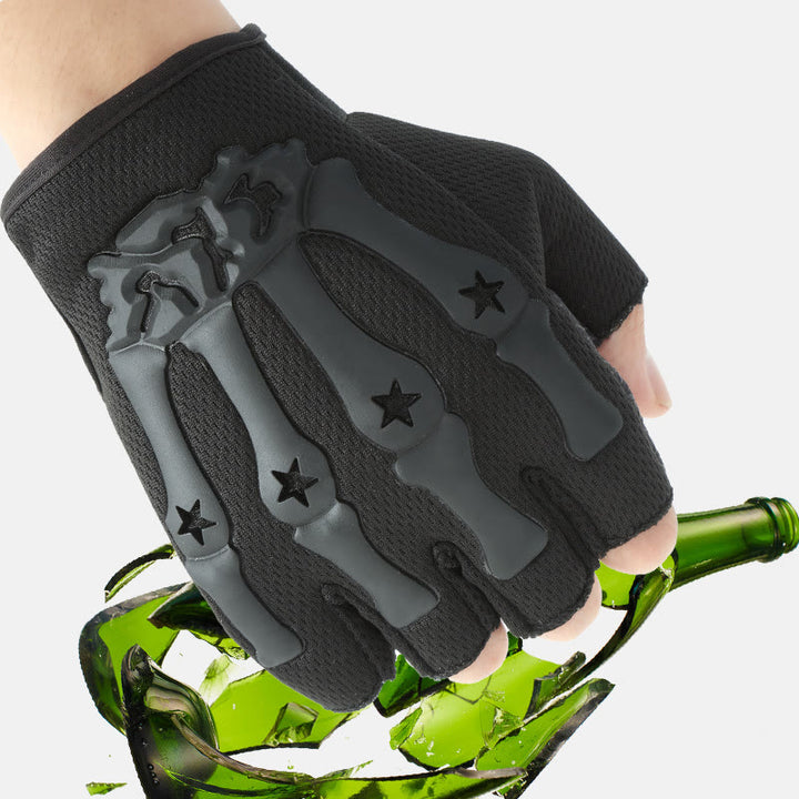 Guanti tattici da ciclismo traspiranti con protezione scheletrica sulle nocche - image 1