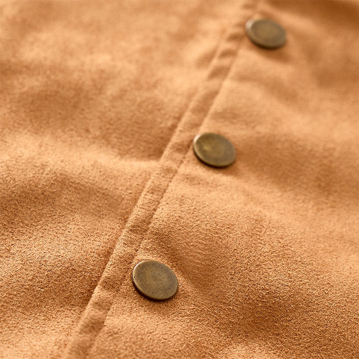 Gilet da cowboy tradizionale da uomo, marrone, ideale per il West. - image 5
