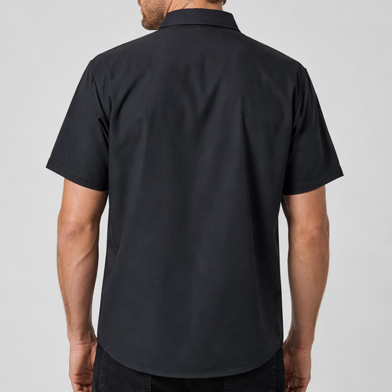 Camicia da cowboy con cactus nero e teschio di longhorn - image 2