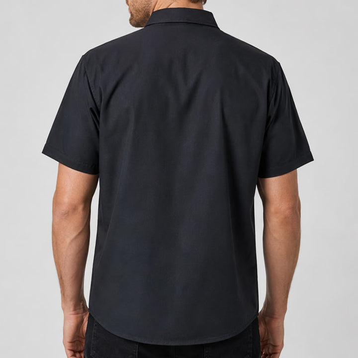 Camicia da cowboy con cactus nero e teschio di longhorn - image 2