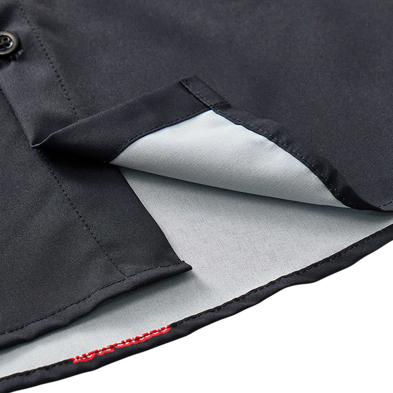 Camicia da cowboy con cactus nero e teschio di longhorn - image 8