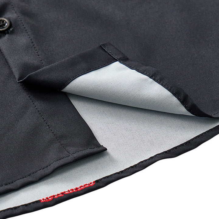 Camicia da cowboy con cactus nero e teschio di longhorn - image 8
