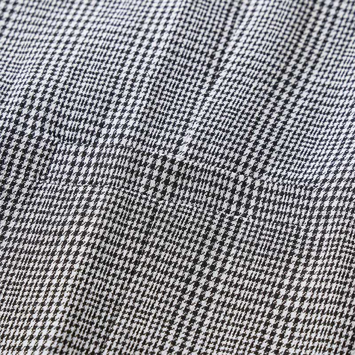 Gilet da completo con scollo a V a quadri e colletto a revers in stile britannico. - image 8