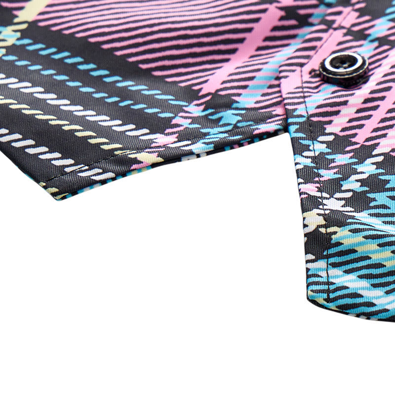 Gilet da completo festivo a quadri scozzesi colorati - image 8