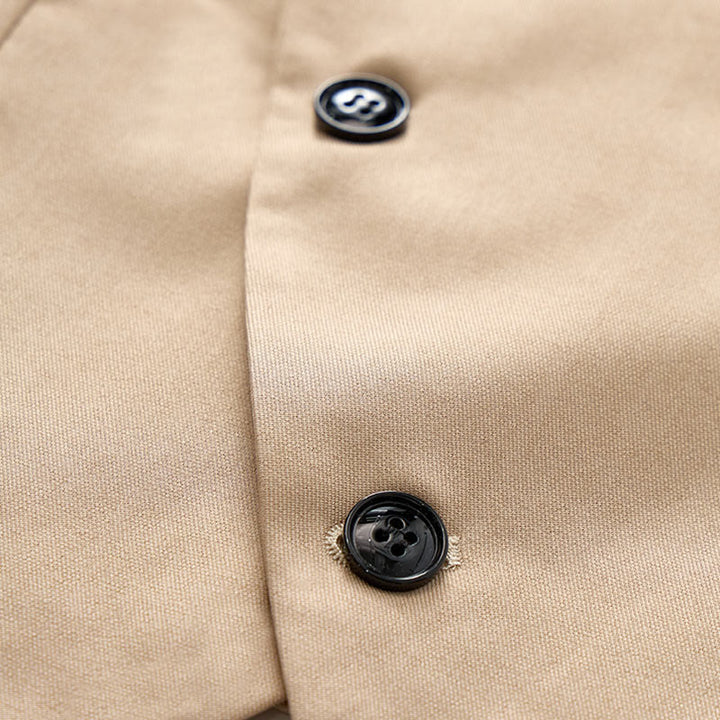 Gilet da uomo moderno da cowboy, doppiopetto, con spilla. - image 6