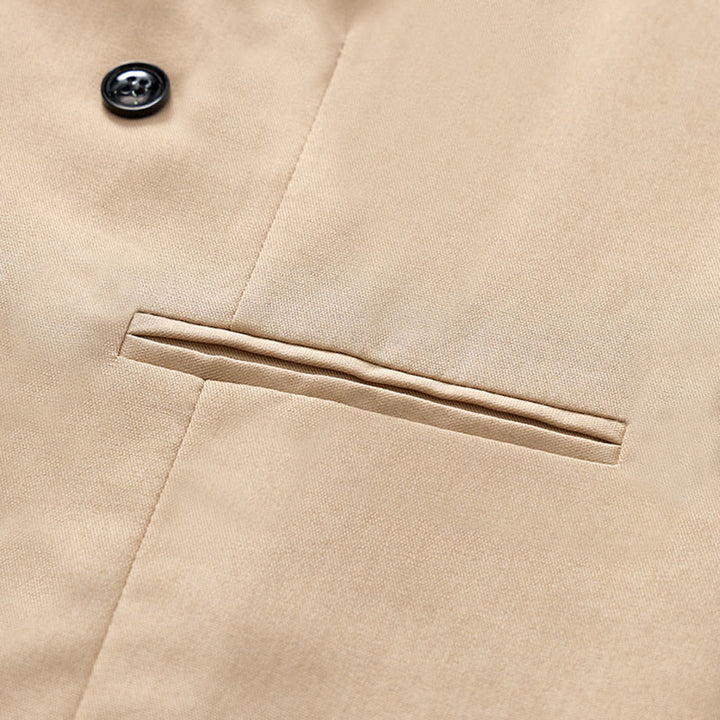 Gilet da uomo moderno da cowboy, doppiopetto, con spilla. - image 7