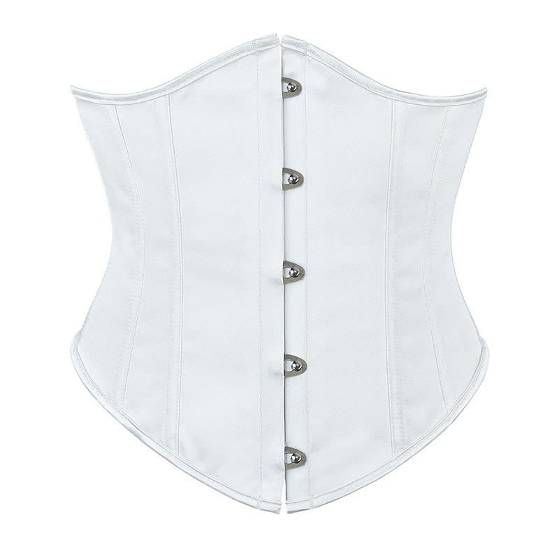 Corsetto sottoseno steampunk da donna per abiti - Bianco - 2XL - image 6