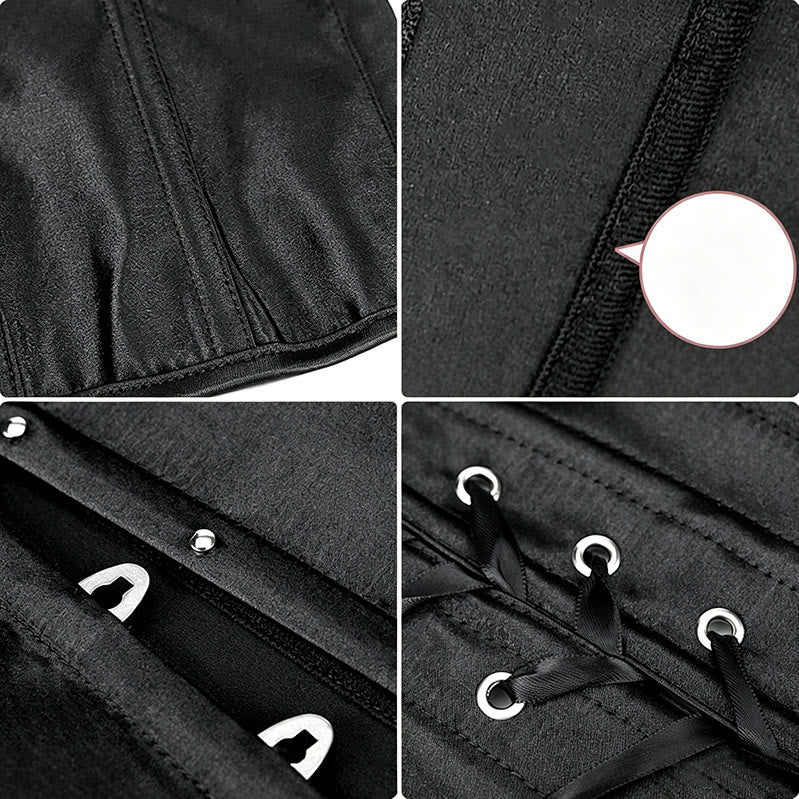 Corsetto da cowgirl western in raso con stecche in acciaio, stringivita - image 2