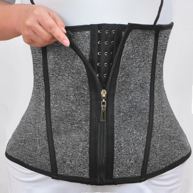 Corsetto modellante da donna in nylon con stecche, chiusura posteriore multipla, controllo addominale, snellente e modellante. - image 12
