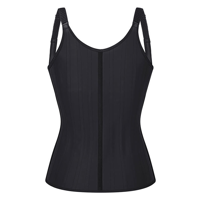 Guaina modellante post-parto in lattice da donna con 25 stecche in acciaio, corsetto dimagrante. - image 3
