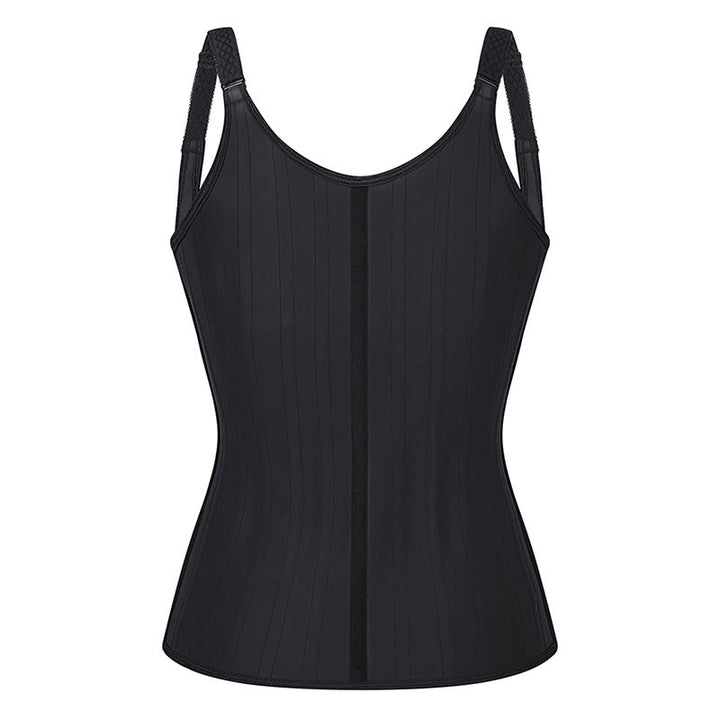 Guaina modellante post-parto in lattice da donna con 25 stecche in acciaio, corsetto dimagrante. - image 3
