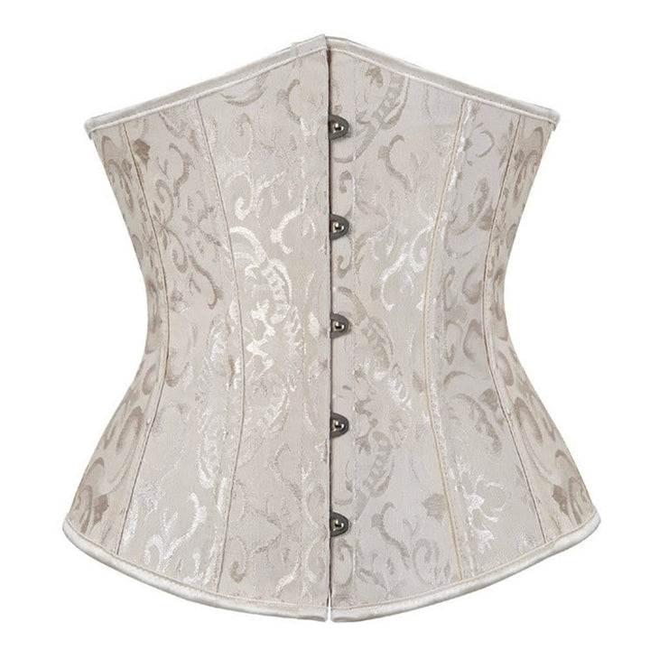 Corsetto da donna in poliestere e pizzo, modellante contenitivo per la pancia. - Albicocca - XL - image 5