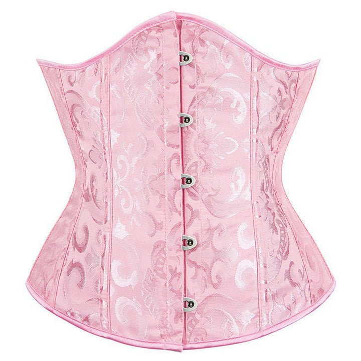 Corsetto da donna in poliestere e pizzo, modellante contenitivo per la pancia. - Rosa - XL - image 9