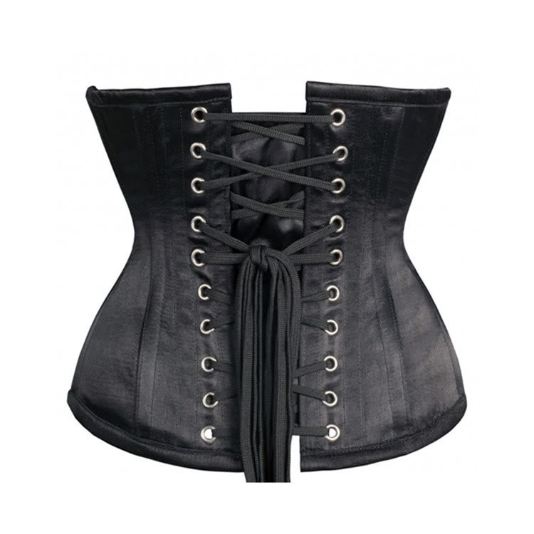 Corsetto modellante da donna con stecche in acciaio satinato, per controllo addominale e silhouette a clessidra. - image 2
