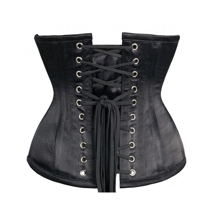 Corsetto modellante da donna con stecche in acciaio satinato, per controllo addominale e silhouette a clessidra. - image 2