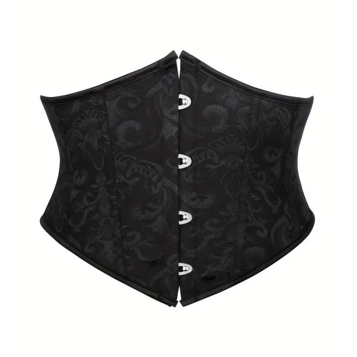 Corsetto sottoseno da donna, modellante per la vita e il controllo dell'addome. - Nero - 2XL - image 2