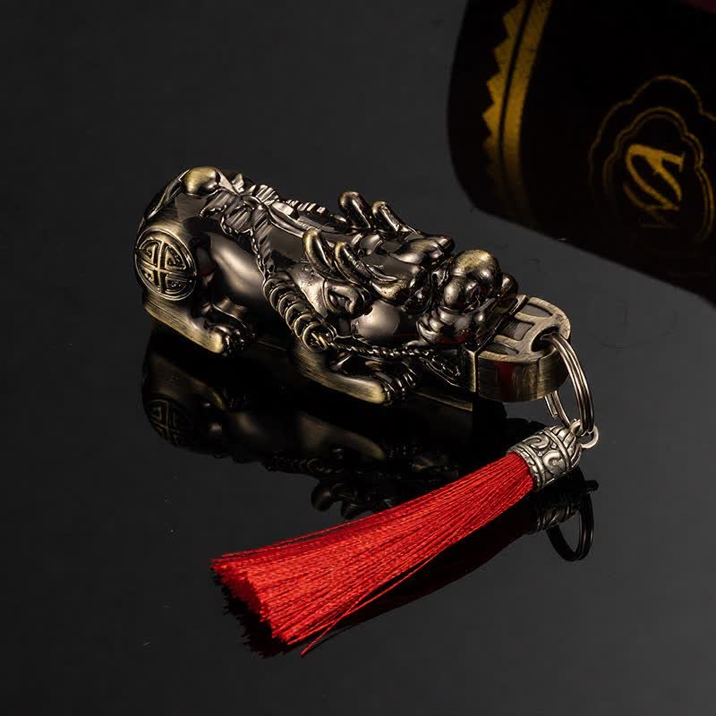 Accendino a olio ricaricabile Lucky Fortune con fiammiferi permanenti - Bronzo - image 10