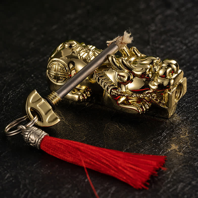 Accendino a olio ricaricabile Lucky Fortune con fiammiferi permanenti - image 3