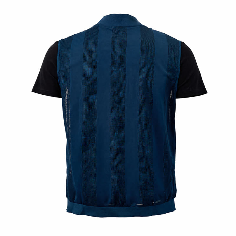 Gilet casual da uomo leggero in rete trasparente con cerniera - image 12