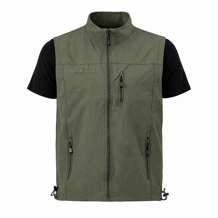 Gilet da uomo casual ad asciugatura rapida per attività all'aperto. - image 19