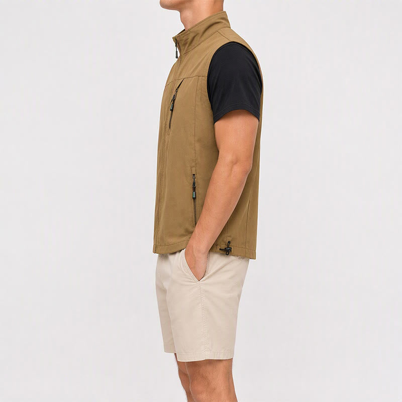 Gilet da uomo casual ad asciugatura rapida per attività all'aperto. - image 3