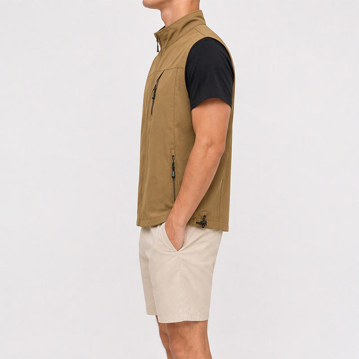 Gilet da uomo casual ad asciugatura rapida per attività all'aperto. - image 3