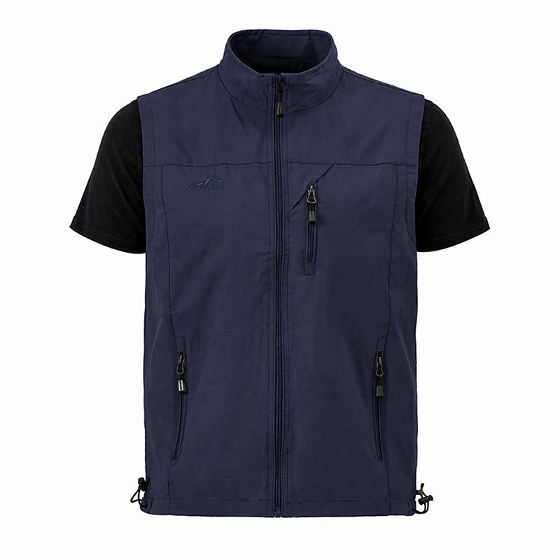 Gilet da uomo casual ad asciugatura rapida per attività all'aperto. - image 20