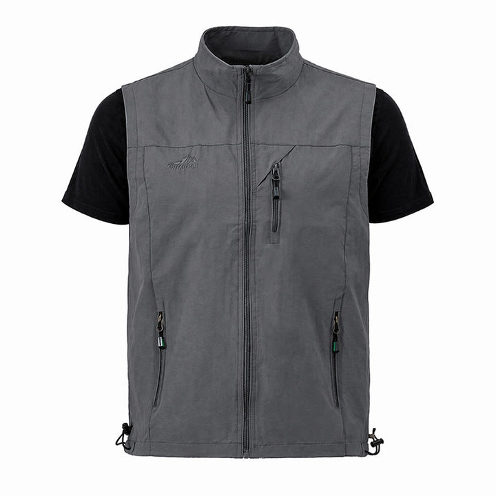 Gilet da uomo casual ad asciugatura rapida per attività all'aperto. - image 16