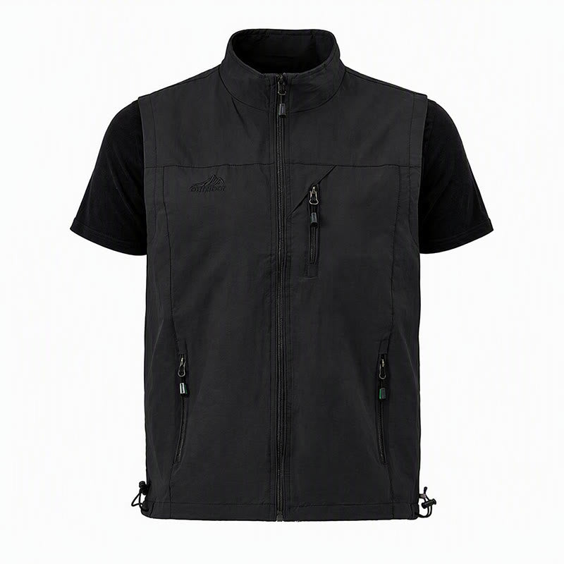 Gilet da uomo casual ad asciugatura rapida per attività all'aperto. - image 17