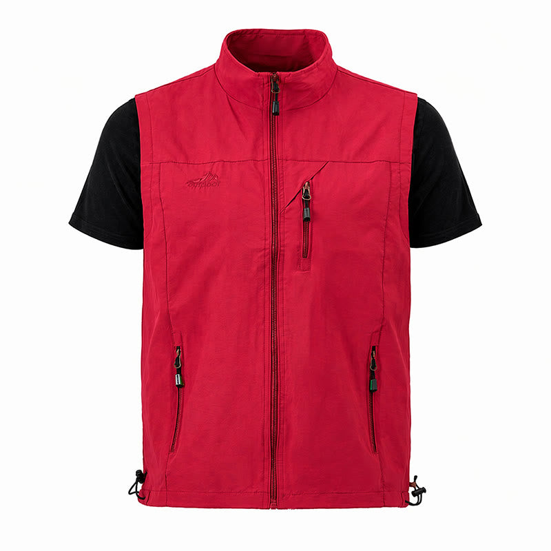 Gilet da uomo casual ad asciugatura rapida per attività all'aperto. - image 18