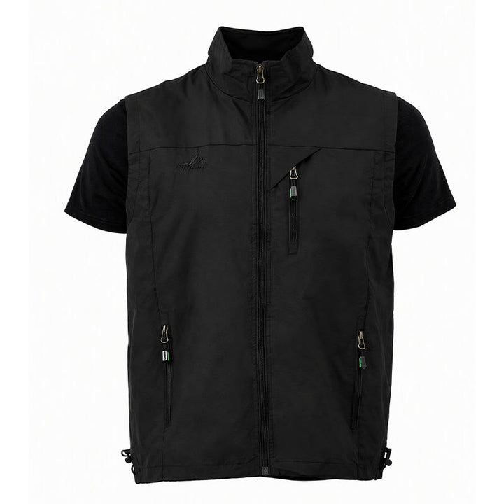 Gilet leggero da uomo per tutte le stagioni, ad asciugatura rapida, con molteplici tasche e cerniera. - image 17