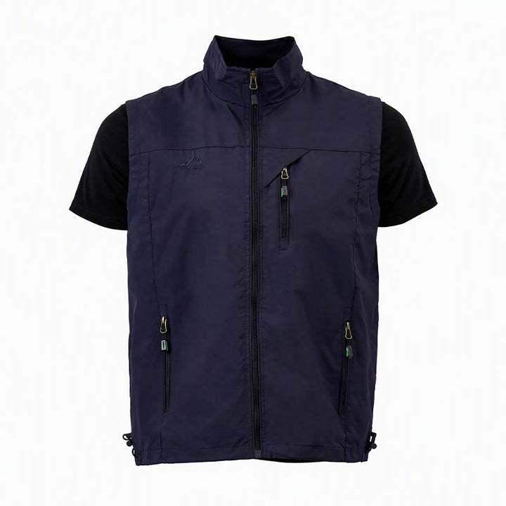 Gilet leggero da uomo per tutte le stagioni, ad asciugatura rapida, con molteplici tasche e cerniera. - image 14