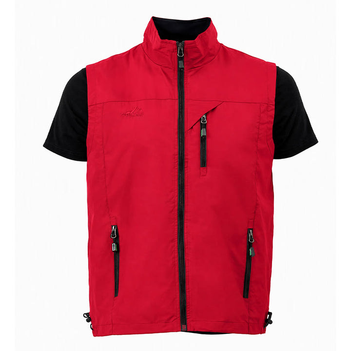 Gilet leggero da uomo per tutte le stagioni, ad asciugatura rapida, con molteplici tasche e cerniera. - image 18