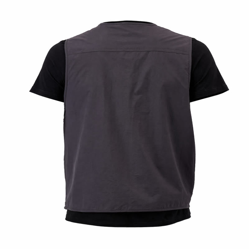 Gilet da uomo multiuso ad asciugatura rapida per attività all'aperto, con tasche con cerniera. - image 16