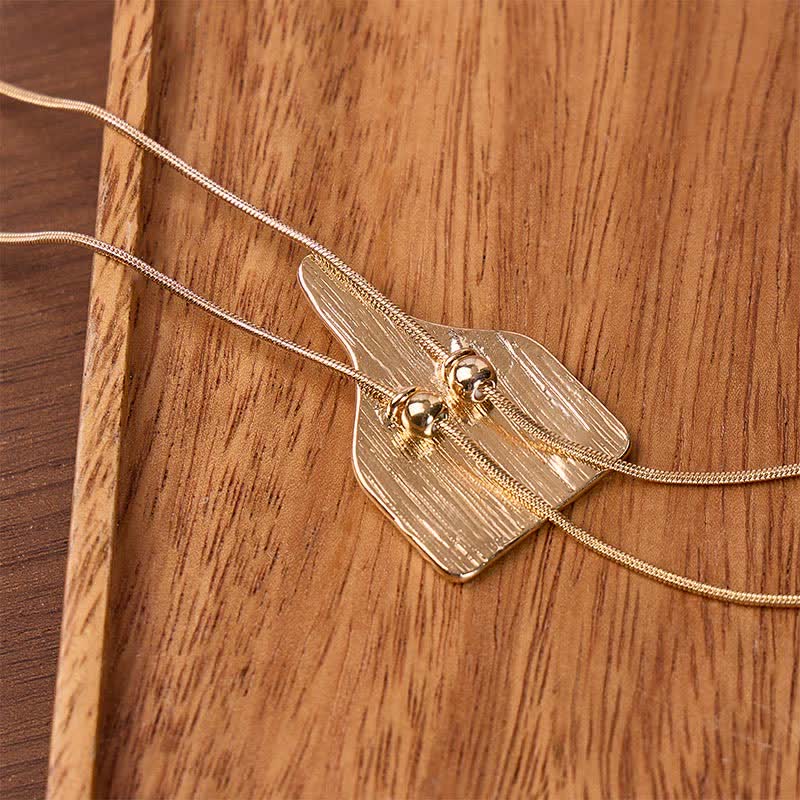 Collana bolo a forma di Y con targhetta per bestiame e decorazioni turchesi - image 2