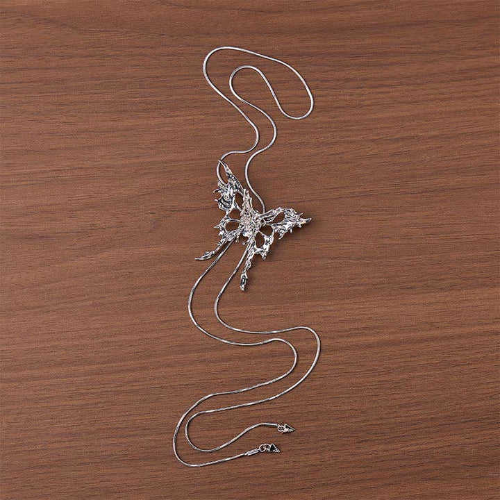 Collana bolo a farfalla regolabile con 6 ali intercambiabili - image 6