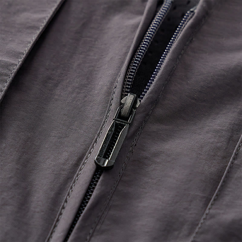 Gilet da uomo multiuso ad asciugatura rapida per attività all'aperto, con tasche con cerniera. - image 10