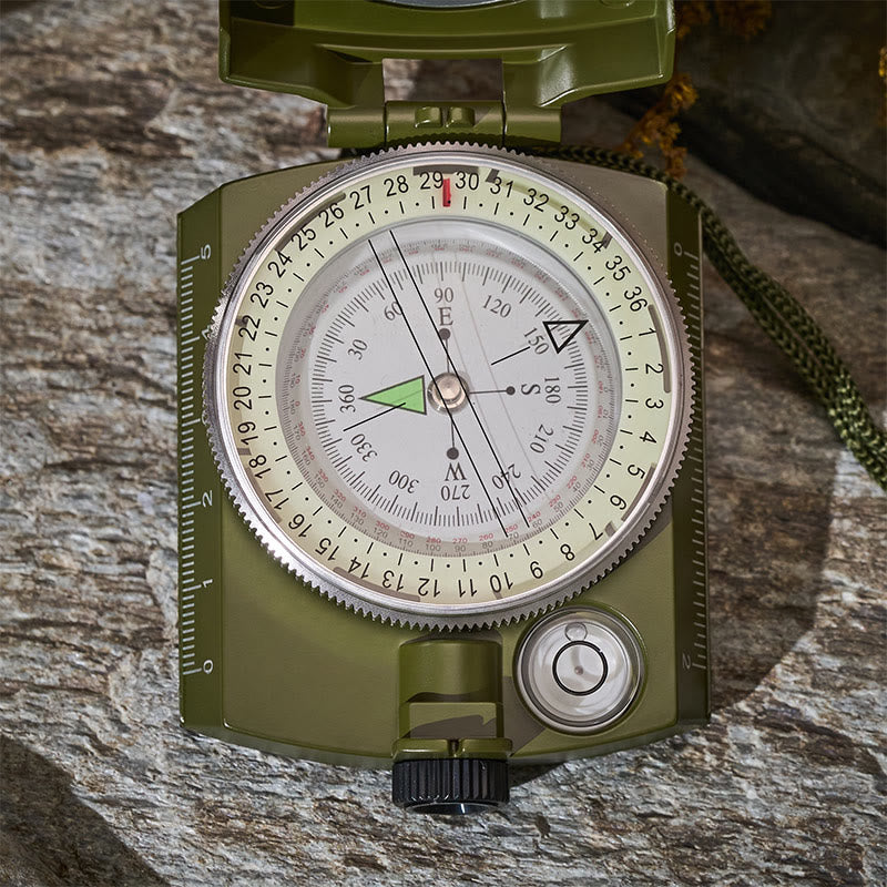 Bussola militare multifunzionale con lente EDC-Tool per escursionismo - image 1