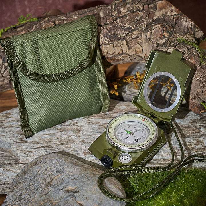Bussola militare multifunzionale con lente EDC-Tool per escursionismo - image 0