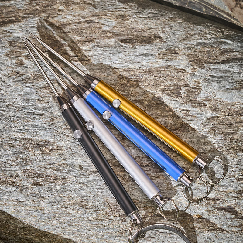 Set portatile EDC con apribottiglie, stuzzicadenti retrattile e chitarra, portachiavi. - image 2