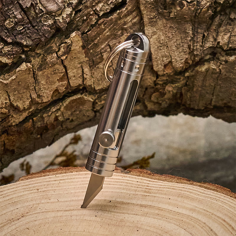 Mini coltello da taglio in ottone e portachiavi con ciondolo a forma di motocicletta - image 6