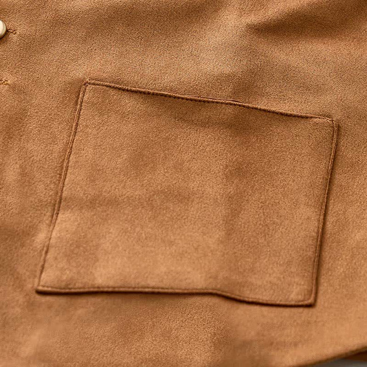 Gilet da cowboy tradizionale da uomo, marrone, ideale per il West. - image 6