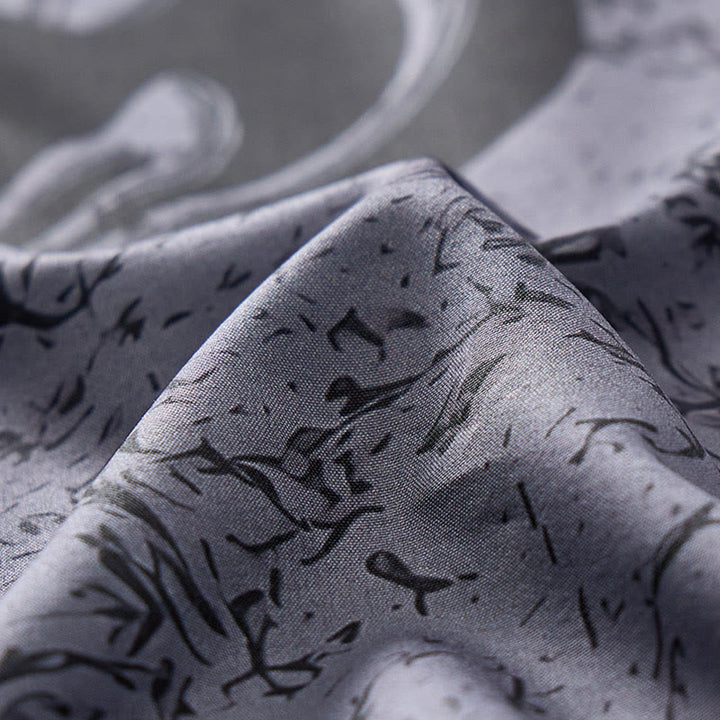 Maglietta sportiva da uomo con stampa 3D di drago nero gotico, ideale per lo streetwear e tutti i giorni. - image 7