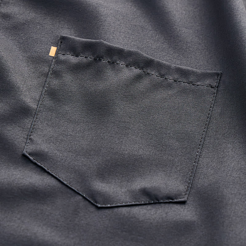 Camicia casual da uomo con stampa di chitarra acustica creativa, stile streetwear. - image 8