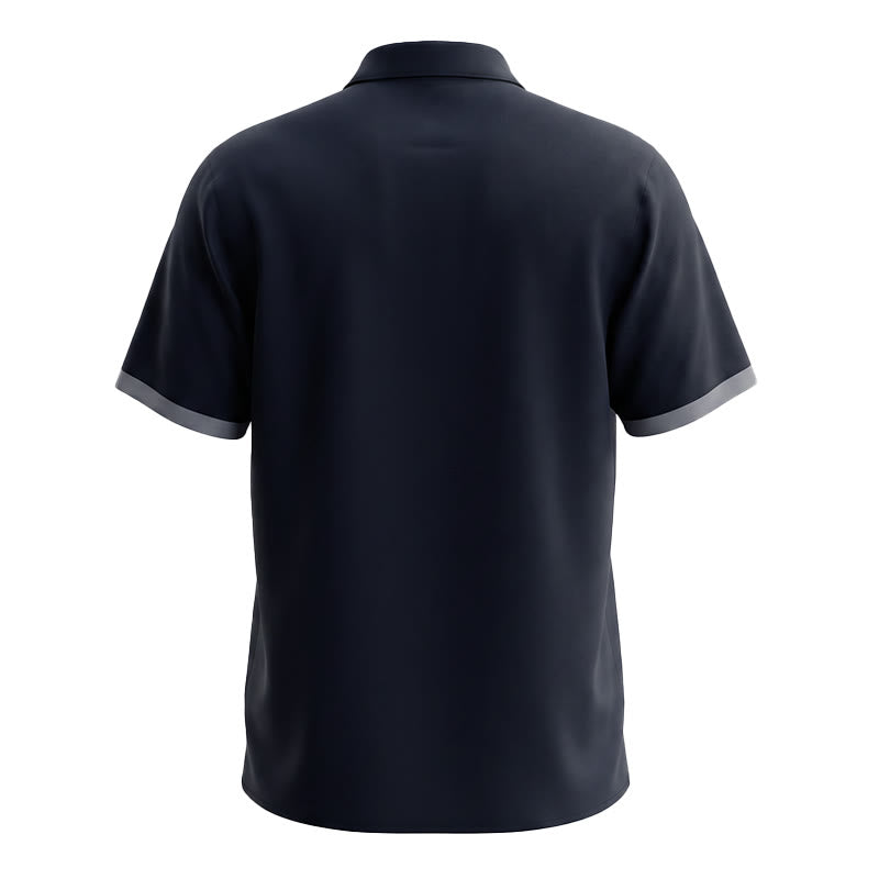 Camicia casual da uomo con stampa di chitarra acustica creativa, stile streetwear. - image 12
