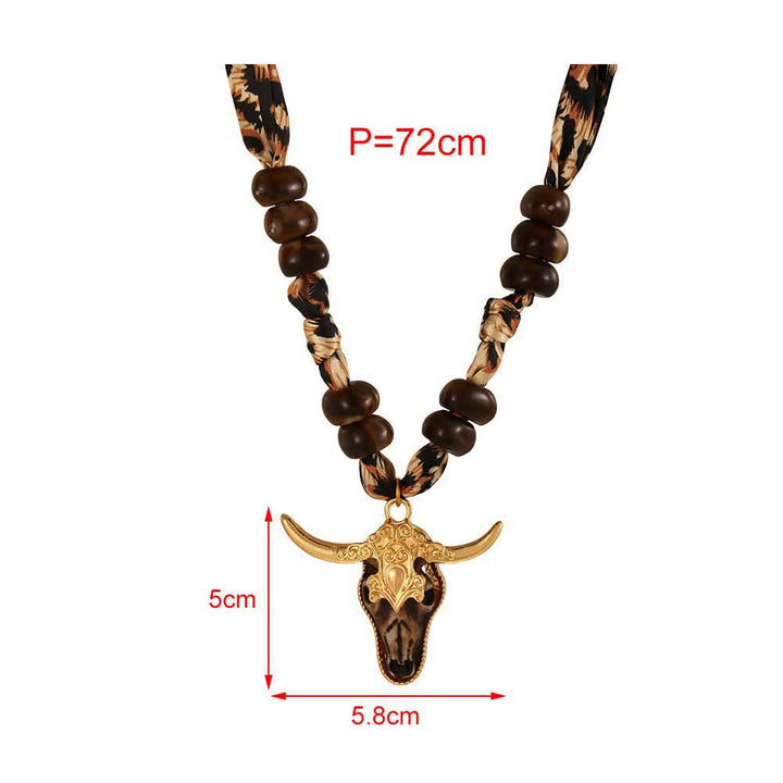 Collezione di sciarpe e collane boho Desert Spirit Longhorn Leopard - image 7