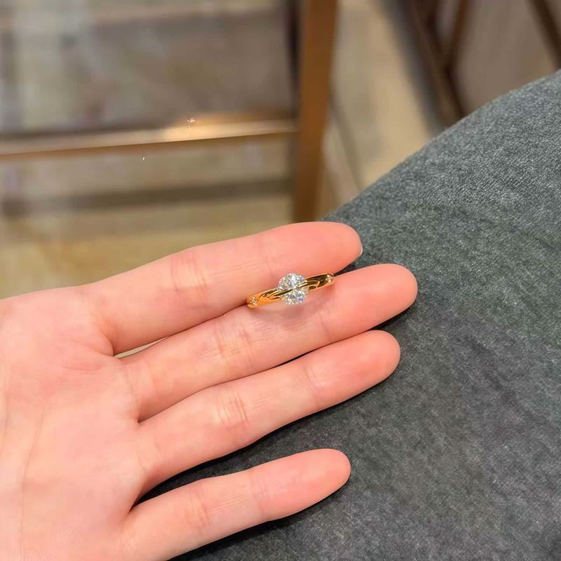 Anello girevole a stella in argento S925, delicato anello con pianeta rotante per donna, ideale per l'uso quotidiano, regalo. - image 5
